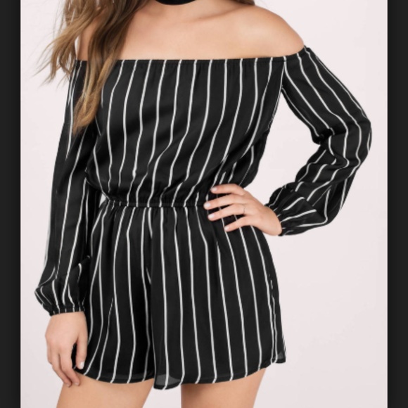 Tobi off the shoulder romper - Picture 1 of 1